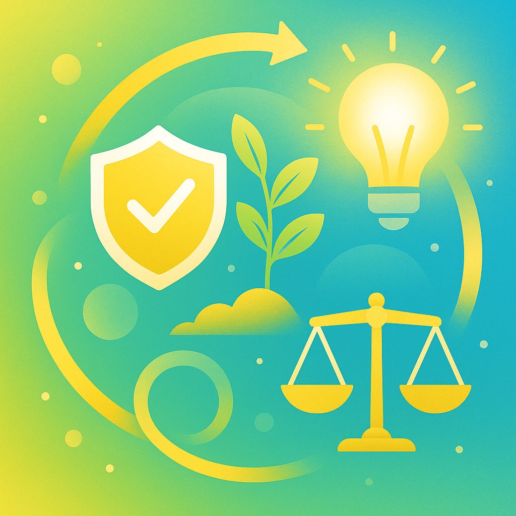 健康診断の価値を表現したポジティブなイラスト