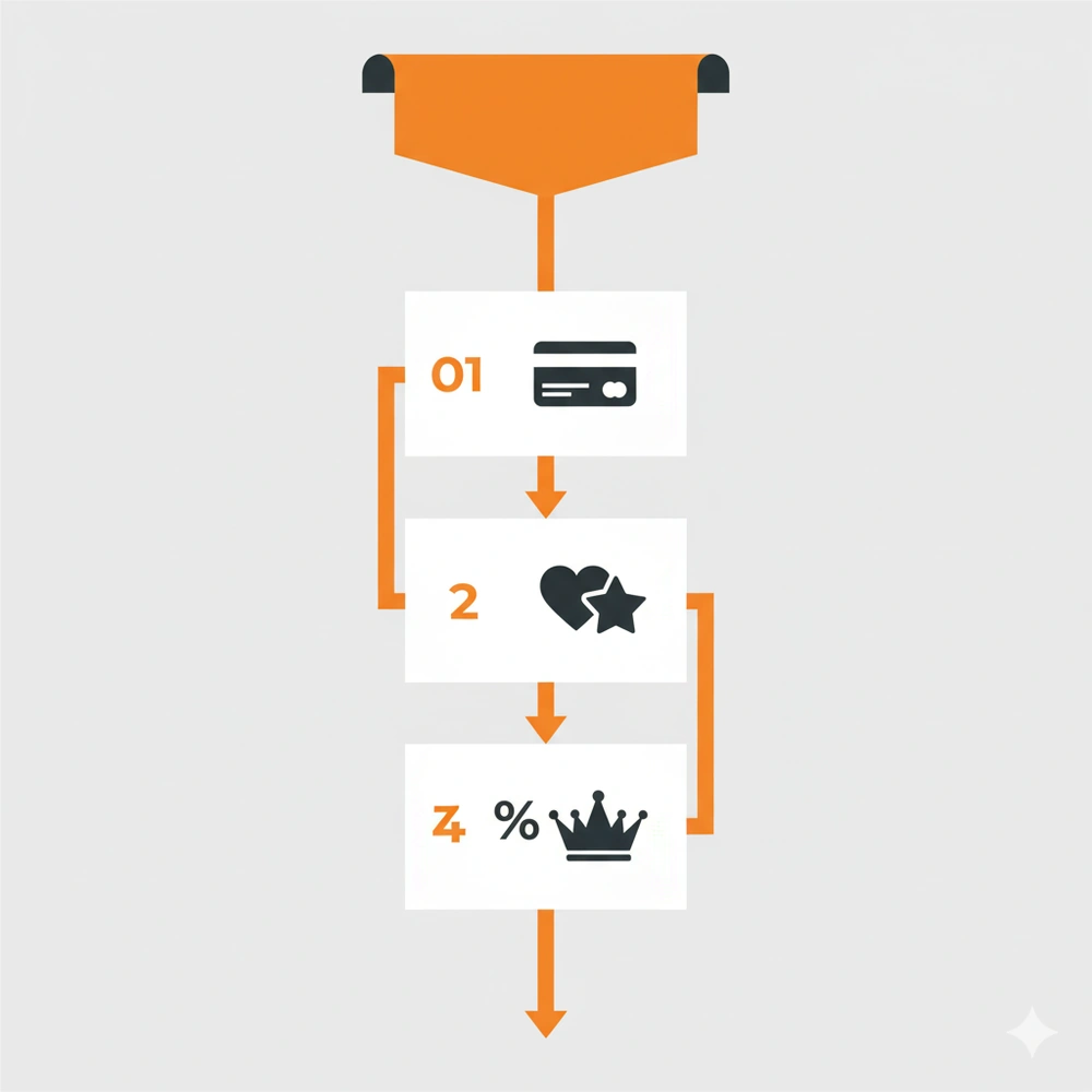 Amazonブラックフライデー2025の事前準備チェックリスト。クレジットカード準備、ほしい物リスト、キャンペーンエントリー、プライム会員特典の4ステップ